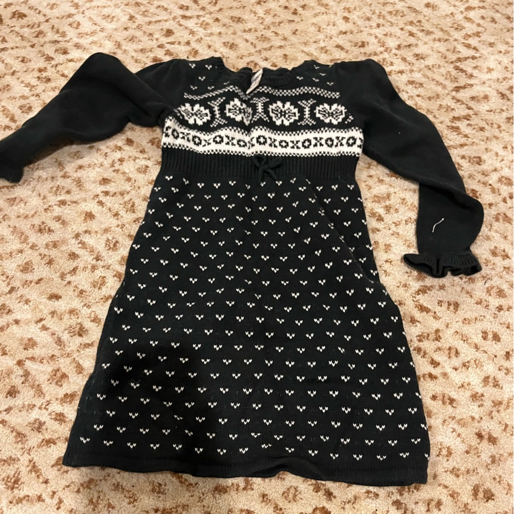 Black sweater dress size 5